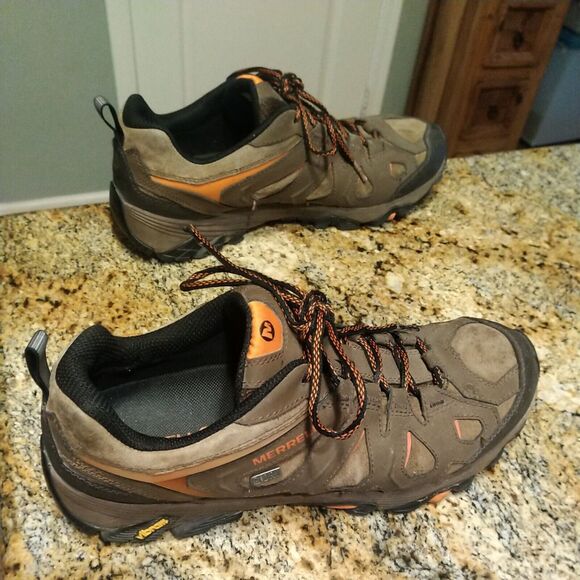 MENS MERRELL DARK EARTH Merrell J37493 - Moab SZ 14 Hiking Walking - Picture 5 of 12